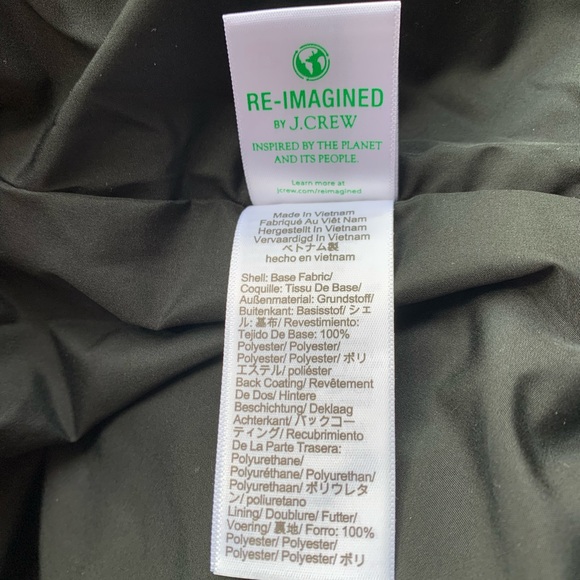 J.crew NWT Chateau puffer jacket in black size XXS - Picture 10 of 11